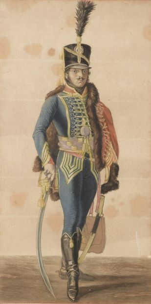 null "Portrait of uniforms"

Seven color engravings on paper.

Empire period. 

H...