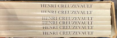  Henri CREUZEVAULT. 1905-1971 Les editions de Montfort, 1987 6 volumes in-folio,...