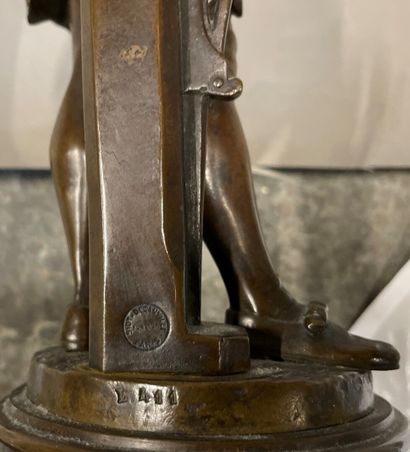 null Henryk II KOSSOWSKI (1855-1921) 

Le Forgeron

Epreuve en bronze, Numéroté L411,...
