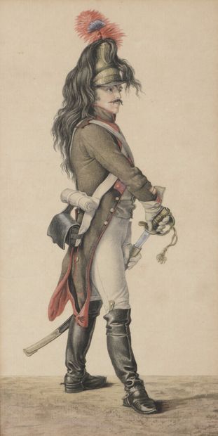 null "Portrait of uniforms"

Seven color engravings on paper.

Empire period. 

H...