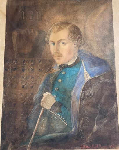 null French school of the 19th century

Portrait of an officer

Watercolor on paper...