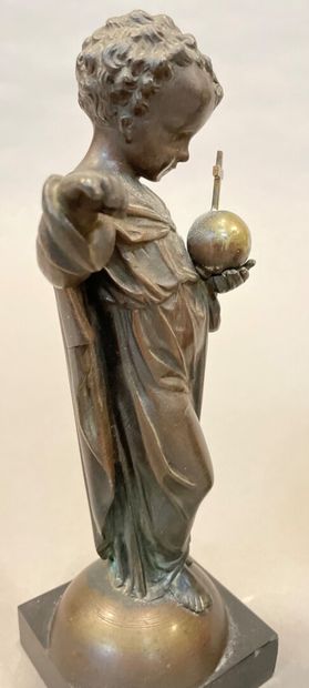 null Child Jesus carrying the cruciferous orb

Bronze proof with two patinas on a...