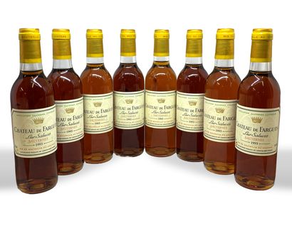 null 24 demi-bouteilles de Château de FARGUES Lur Saluces Sauternes 1993, 6 base...