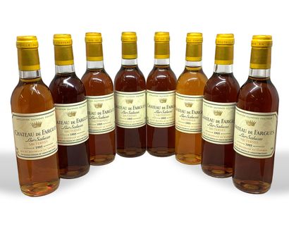 24 demi-bouteilles de Château de FARGUES...