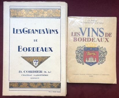 null (BORDEAUX.) 2 paperback volumes: 

- CORDIER, D. Les Grands Vins de Bordeaux,...