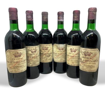 null 6 bottles of Château BEL AIR MARQUIS d'ALIGRE Grand Cru Exceptionnel Margaux...