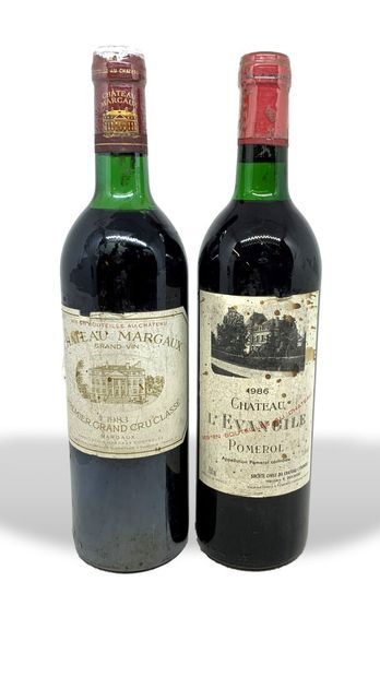 2 bouteilles : 
- 1 Château MARGAUX, Premier...