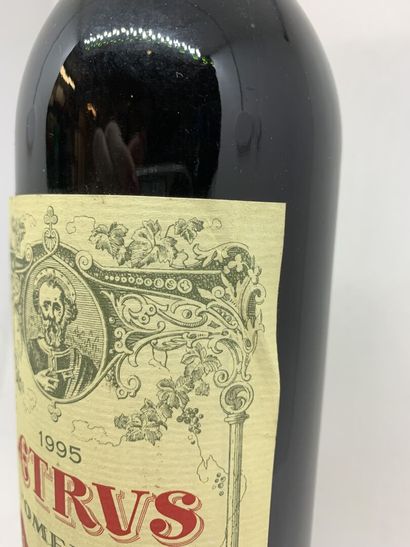 null 1 bottle of PETRUS Pomerol 1995, Grand Vin, Mme L.P. Lacoste-Loubat, label very...