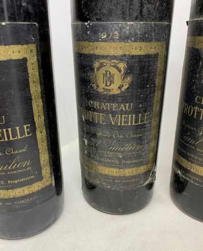 null 8 bouteilles:

- 3 Château TROTTEVIEILLE Premier Grand Cru Classé Saint-Emilion,...