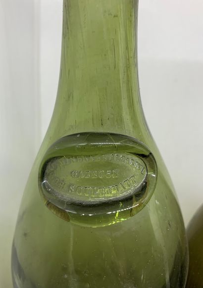 null 35 empty antique bottles