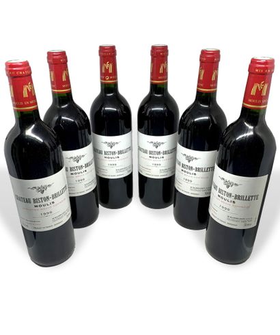 null 12 bottles of Château BISTON-BRILETTE Moulis 1999