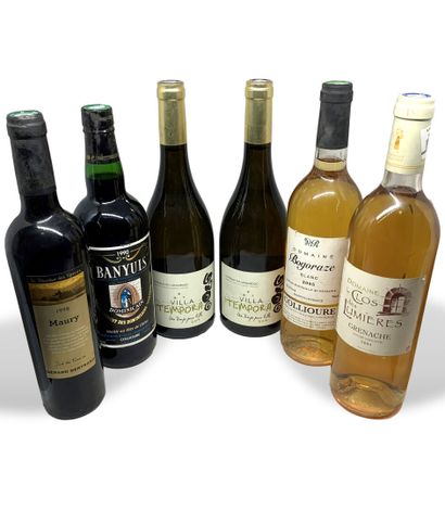 12 bouteilles : 
- 1 BANYULS Cuvée Dominicain...