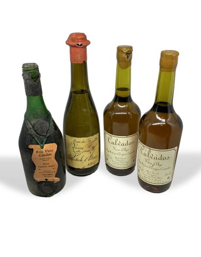 7 bottles: 

- 1 VERY OLD CALVADOS Réserve...