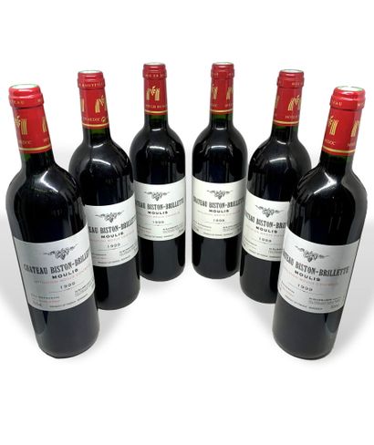 12 bottles of Château BISTON-BRILETTE Moulis...