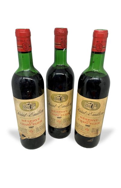 null 9 bouteilles : 

- 3 BORDEAUX Réserve Personnelle 1966 de Château MALAGAR, 1...
