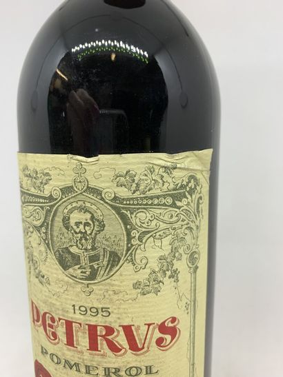 null 1 bottle of PETRUS Pomerol 1995, Grand Vin, Mrs. L.P. Lacoste-Loubat, slightly...