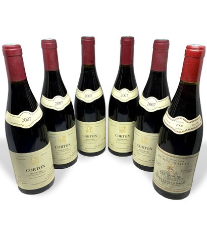 null 12 bottles : 

- 5 CORTON GRAND CRU 2007 from Ph. D'Issoncourt

- 1 BOURGOGNE...