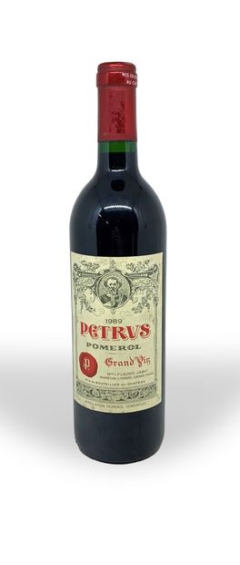 null 1 bouteille de PETRUS Pomerol 1989, Grand Vin, Mme L.P. Lacoste-Loubat