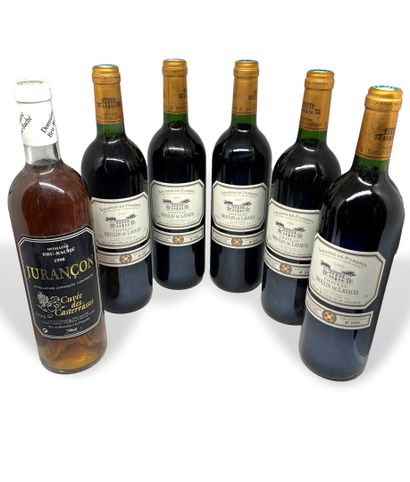 null 12 bouteilles : 

- 5 Château de MOULIN de LAVAUD Lalande de Pomerol 2000

-...