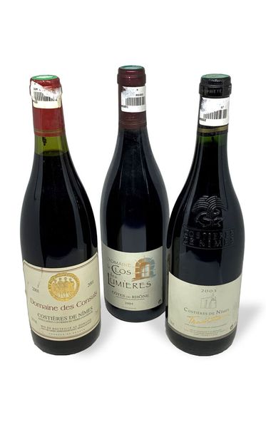 null 9 bouteilles : 

- 6 CÔTES-DU-RHÔNE Les Sens de Syrah 2012 du Château Beauchêne

-...