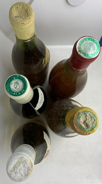 null 9 bottles: 

- 1 CORTON CHARLEMAGNE 1978 from Pierre Bitouzet, mid-shoulder,...