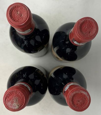 null 11 bottles : 

- 4 Château DUCRU-BEAUCAILLOU Saint-Julien 1986, slightly dirty...