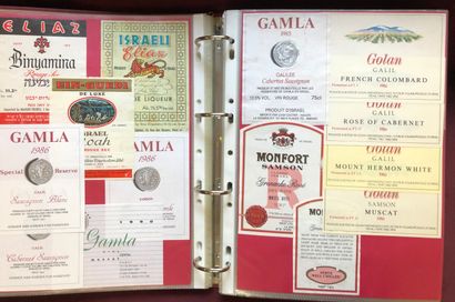 null 1 album d'environ 800/1000 étiquettes de vin du Maroc, Algérie, Tunisie, Libye,...