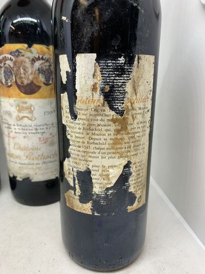null 9 bottles: 

- 8 from Château MOUTON-ROTHSCHILD Pauillac including 5 from 1992...