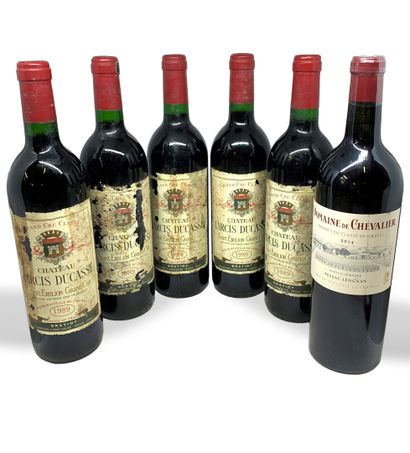  12 bouteilles : 
- 2 Château HAUT-BAILLY Grand Cru Classé de Graves Pessac-Léognan,...