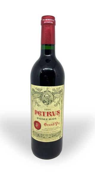 null 1 bottle of PETRUS Pomerol 1994, Grand Vin, Mme L.P. Lacoste-Loubat, very slightly...