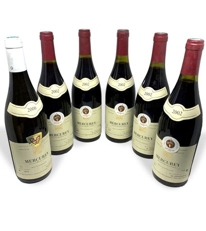 12 bouteilles : 
- 6 MERCUREY Ph. d'Issoncourt,...
