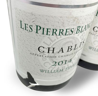 null 10 bouteilles : 

- 6 CHABLIS Les Pierres Blanches de William Fèvre 5 de 2014,...