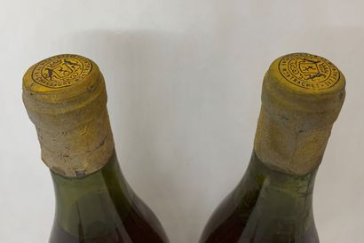  9 bouteilles : 
- 4 NUITS-SAINT-GEORGES 1959 de B. de Monthélie, 2 mi-épaule, 2...