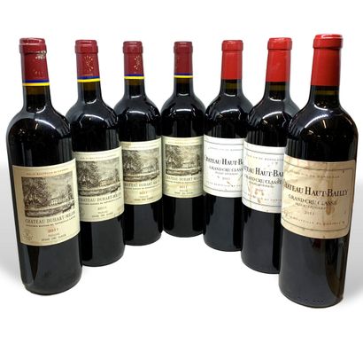 null 12 bottles:

- 4 Château DUHART-MILON, Grand Cru Classé en 1855, Pauillac 2011,...