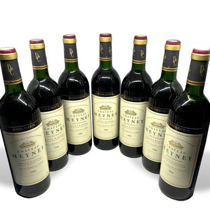 7 bouteilles de Château MEYNEY Cru Bourgeois...