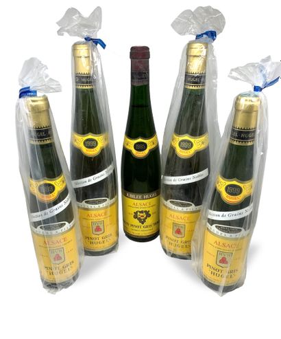 null 9 bottles : 

- 4 ALSACE Pinot Gris Sélection de Grains Nobles 1999 Maison Hugel,...