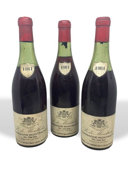 null 9 bouteilles : 

- 6 BEAUNE Cent vignes 1959 de B. de Monthelie, 2 haute épaule,...