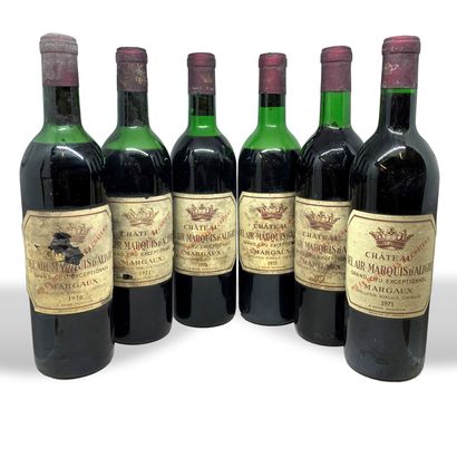  6 bouteilles de Château BEL AIR MARQUIS...