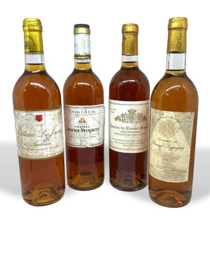  9 bouteilles : 
- 5 Château RABAUD PROMIS Premier Cru Classé Sauternes, 1 de 1978,...