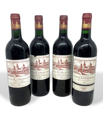 null 4 bottles of Château COS d'ESTOURNEL, Grand Cru Classé in 1855, Saint-Estèphe...