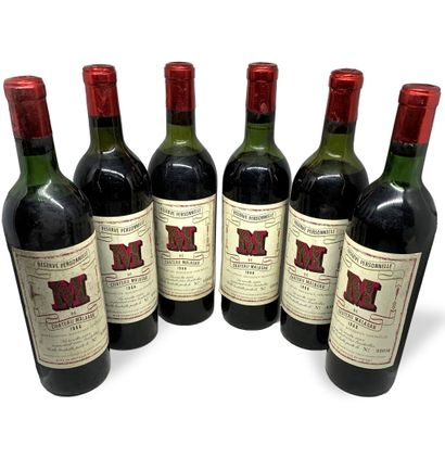null 12 bottles of BORDEAUX Réserve Personnelle 1966 from Château MALAGAR, 3 slightly...