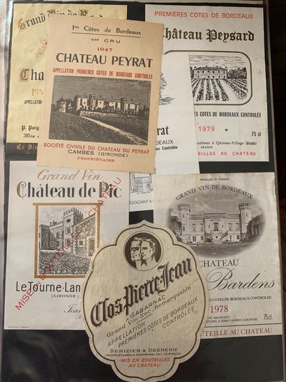 2 albums of about 400/600 wine labels from...