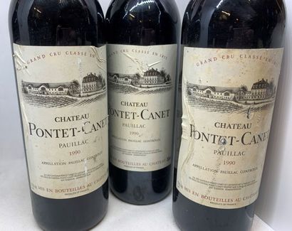 null 11 bouteilles : 

- 5 Château HAUT-MARBUZET Saint-Estèphe 2006, étiquettes avec...