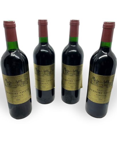 4 bouteilles de Château DUFORT-VIVENS, Second...