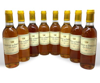 null 24 demi-bouteilles de Château de FARGUES Lur Saluces Sauternes 1995, 3 base...