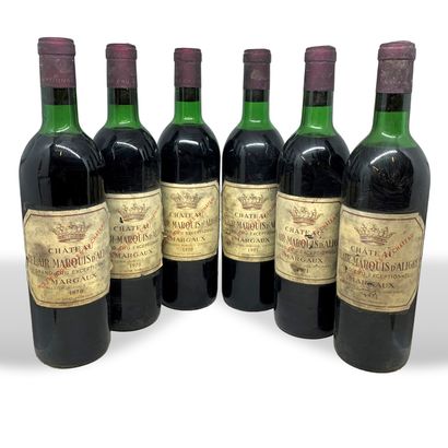 null 6 bottles of Château BEL AIR MARQUIS d'ALIGRE Exceptional Grand Cru Margaux:...