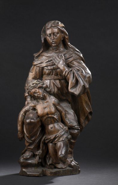 null Vierge de Pitié en chêne sculpté.

XVIIe siècle

Hauteur : 51,5 cm

Quelques...