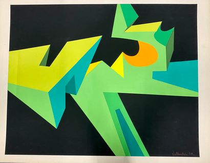 null Claude VOLKENSTEIN (1940)

19 abstract compositions

Gouaches of different colors,...