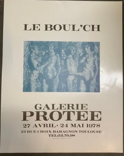  Jean-Pierre LE BOUL'CH (1940-2001) 
Sans titre 
Huile sur toile, signée et datée...