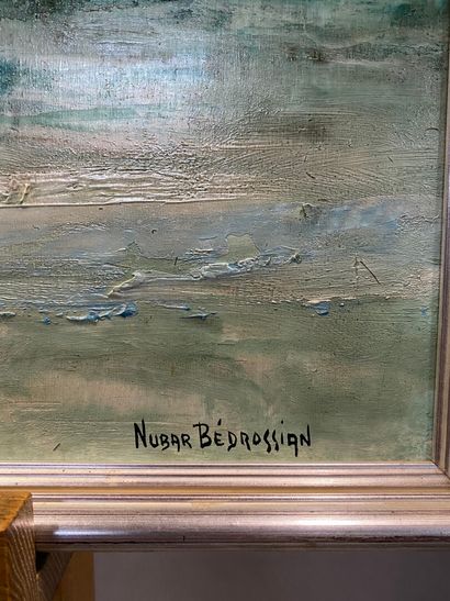 null Nubar BEDROSSIAN (XXème siècle)

Paysage de montagne

Huile sur toile, signée...